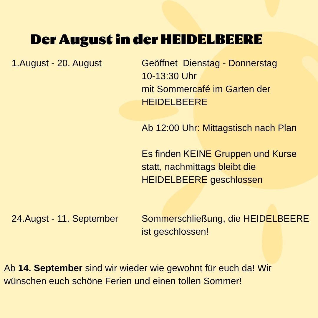 Der Flyer für die jeweilige Veranstaltung mit Datum und Kurzbeschreibung