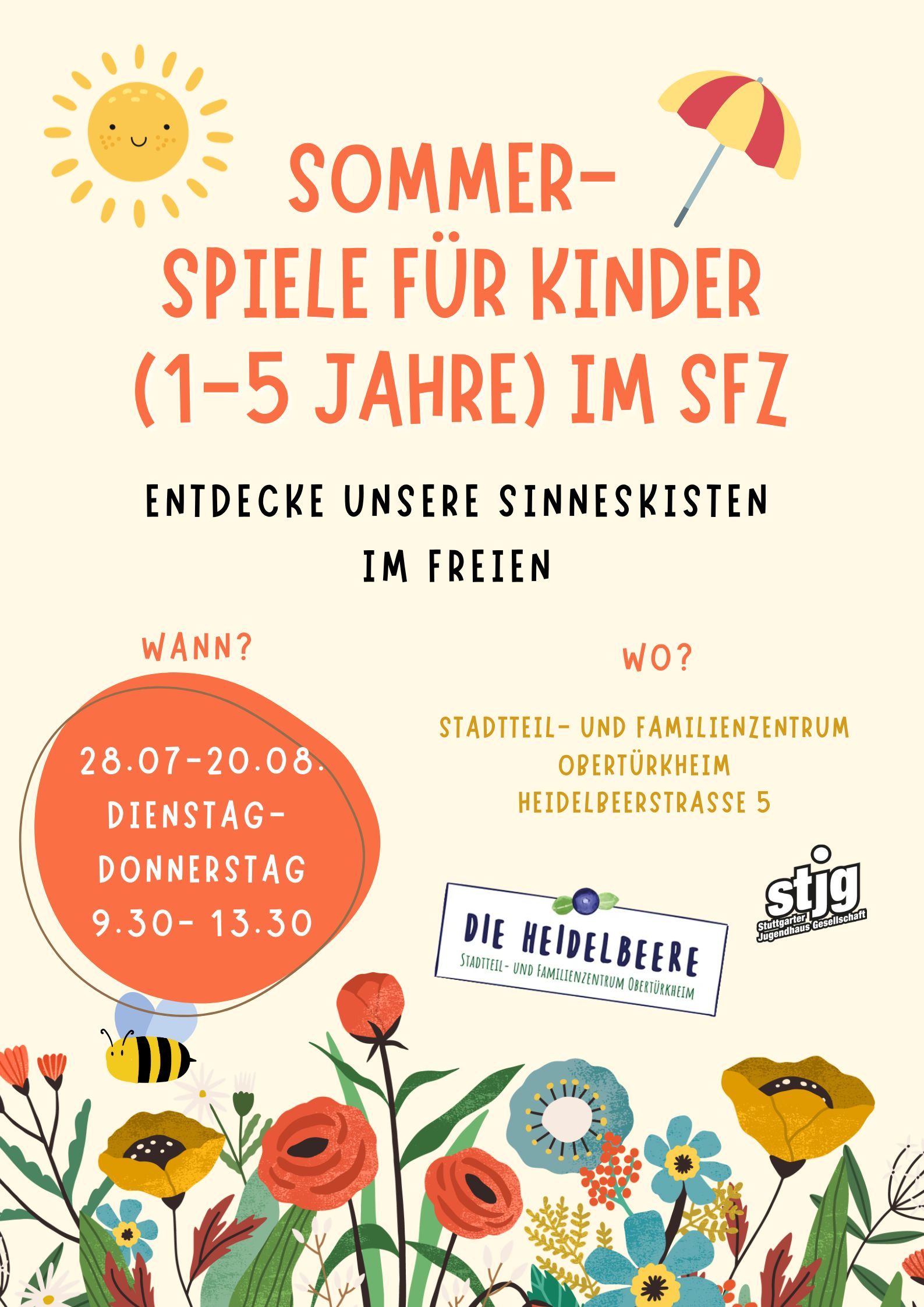 Der Flyer für die jeweilige Veranstaltung mit Datum und Kurzbeschreibung