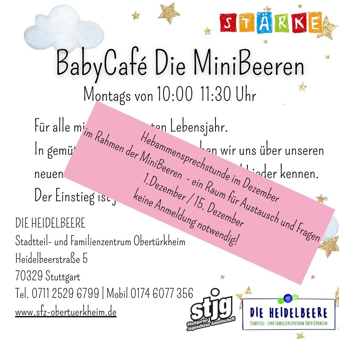 Der Flyer für die jeweilige Veranstaltung mit Datum und Kurzbeschreibung